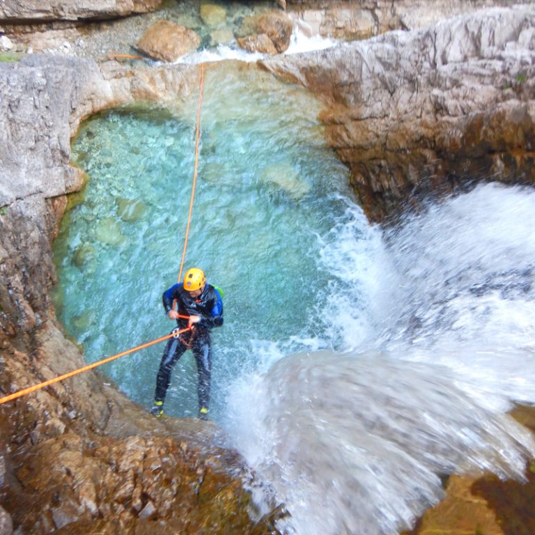 Canyoning Roßgumpenbach Lechtal