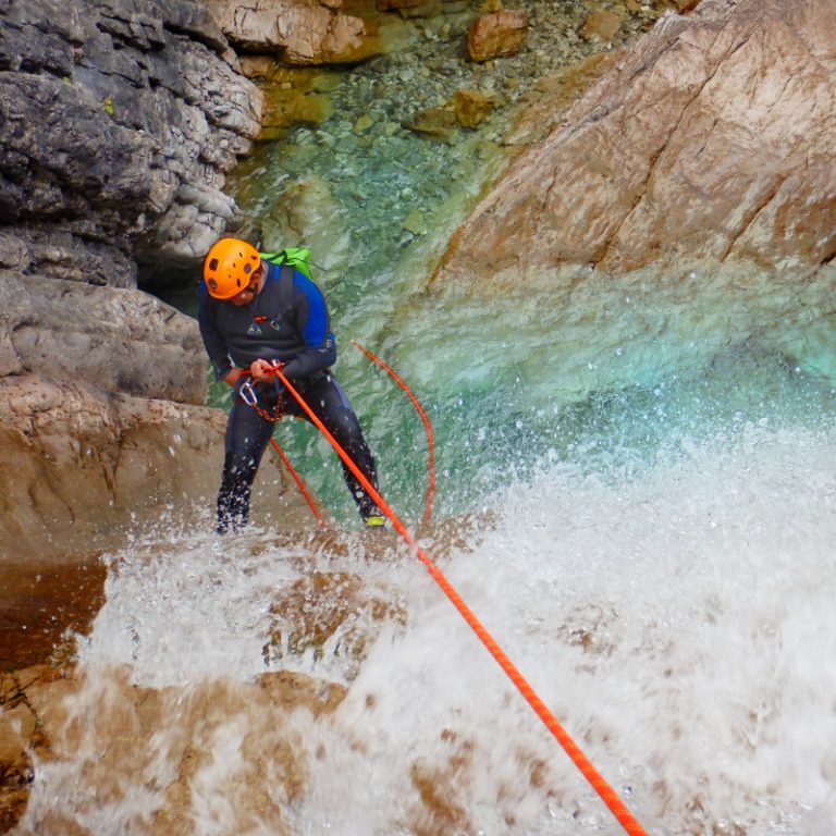 Canyoning Roßgumpenbach Lechtal