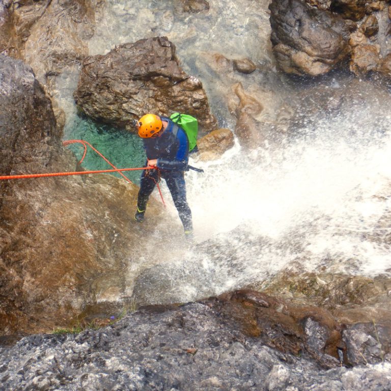 Canyoning Roßgumpenbach Lechtal