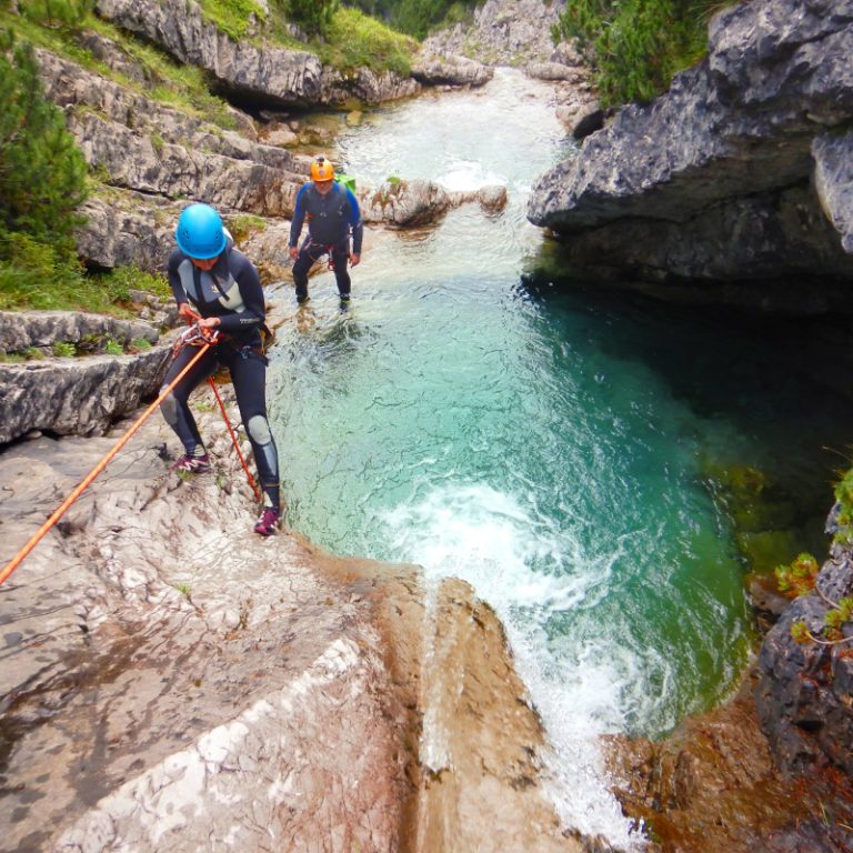 Canyoning Roßgumpenbach Lechtal