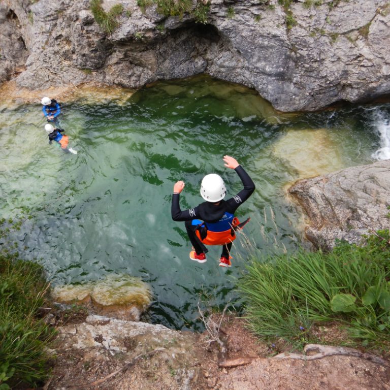 Stuibenfälle Canyoning Tour Tirol