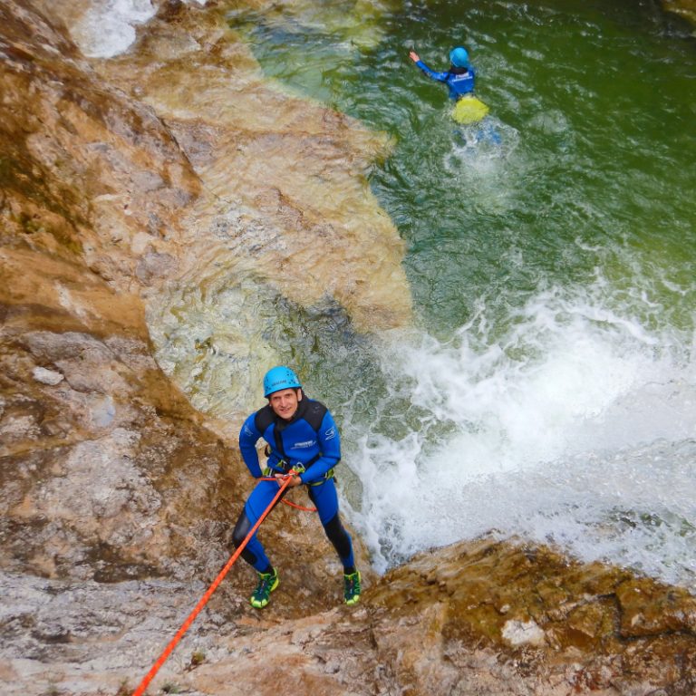 Stuibenfälle Canyoning Tour Tirol