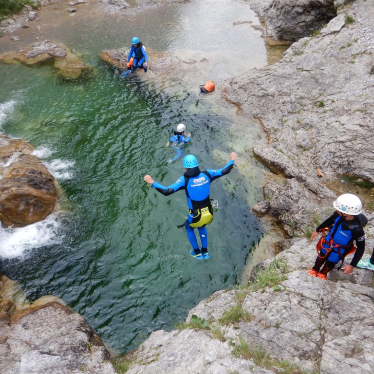 Stuibenfälle Canyoning Tour Tirol