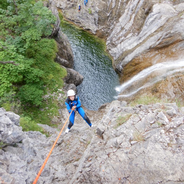 Stuibenfälle Canyoning Tour Tirol