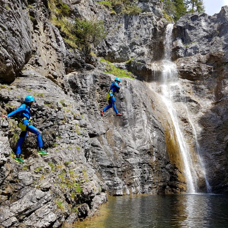 Stuibenfälle Canyoning Tour Tirol