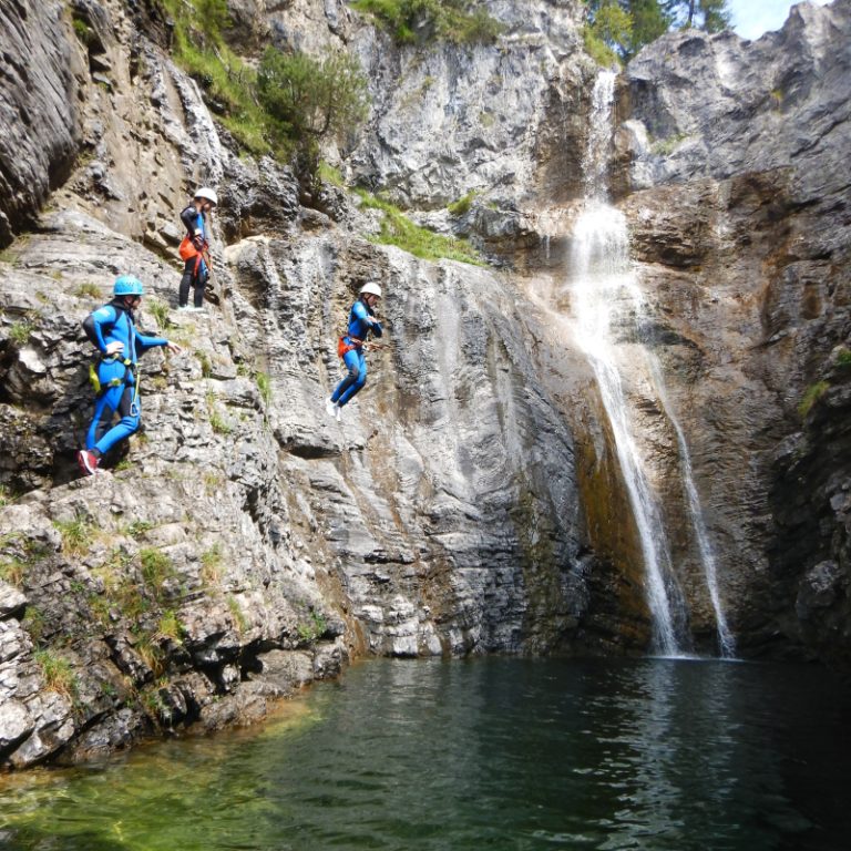 Stuibenfälle Canyoning Tour Tirol