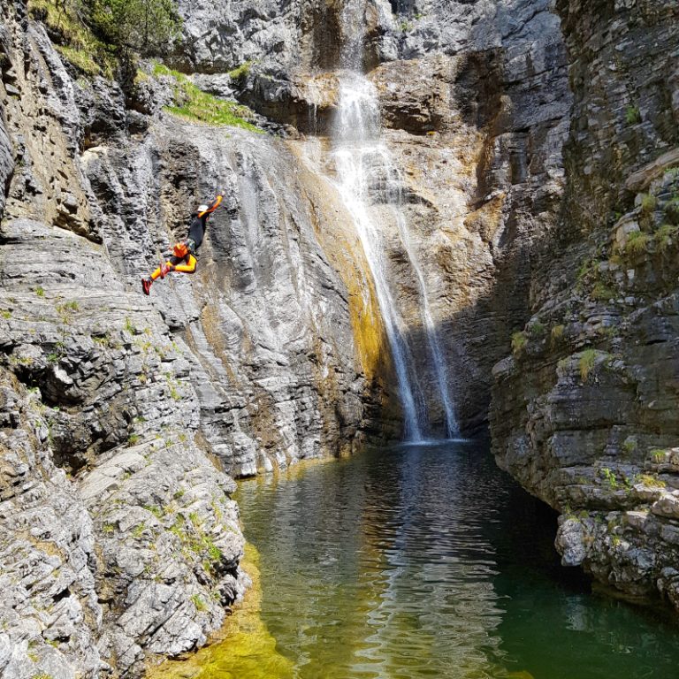 Stuibenfälle Canyoning Tour Tirol