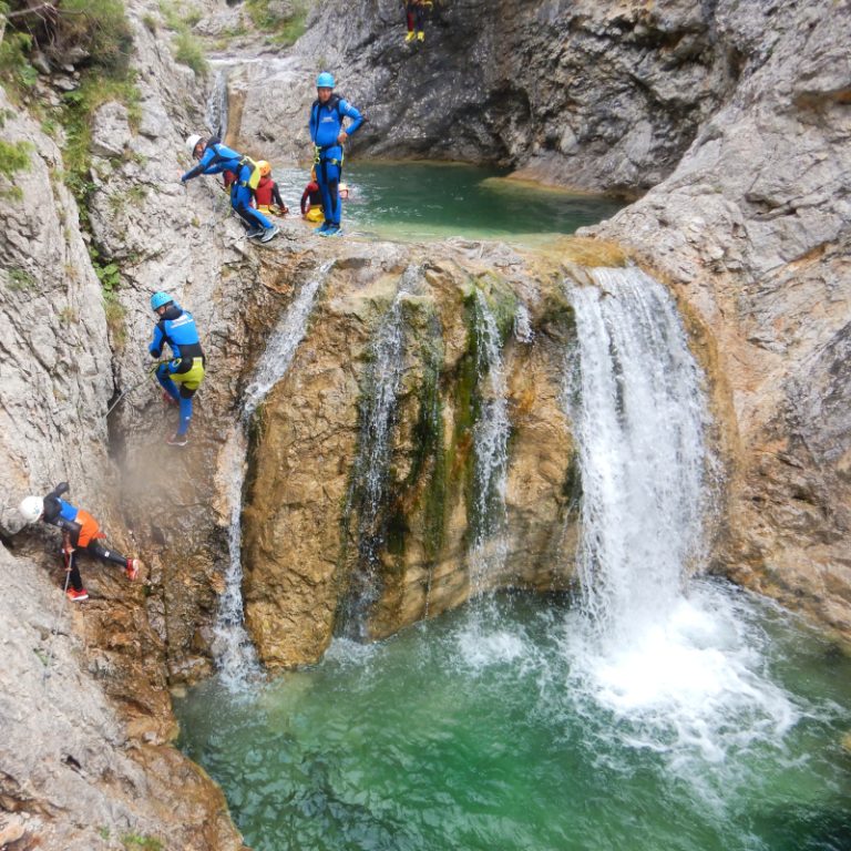 Stuibenfälle Canyoning Tour Tirol