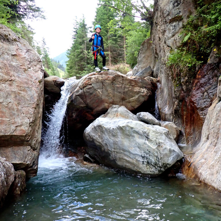 Canyoning Wöllaschlucht – Familientour (Level 1)