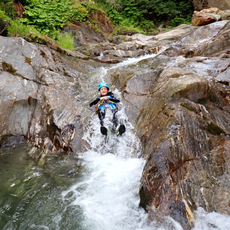 Canyoning Wöllaschlucht – Familientour (Level 1)