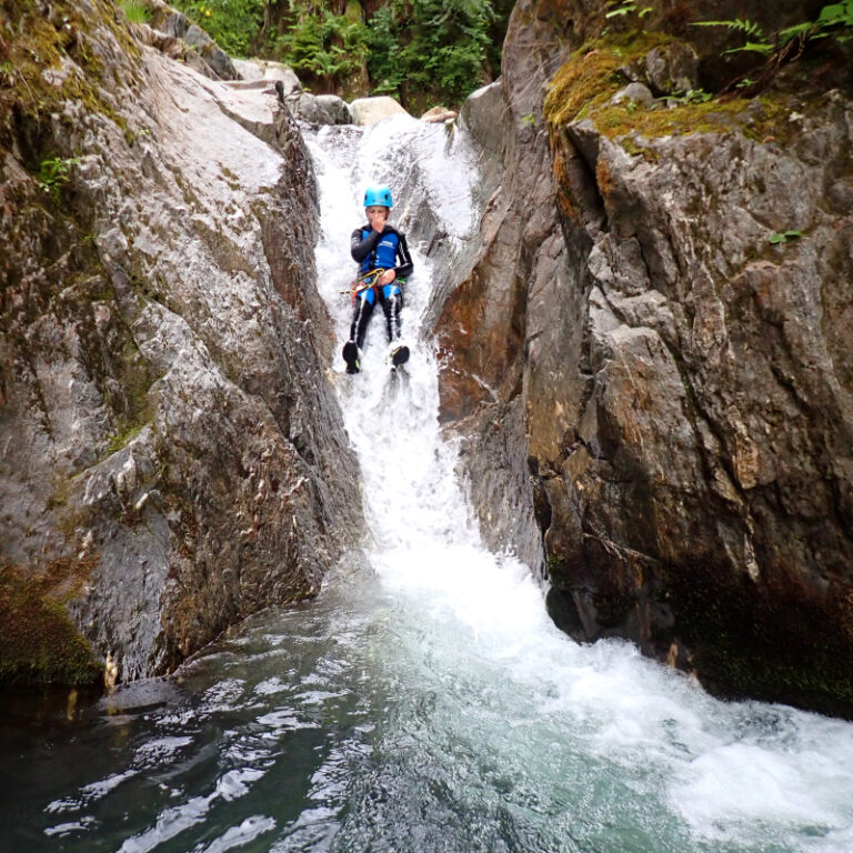 Canyoning Wöllaschlucht – Familientour (Level 1)