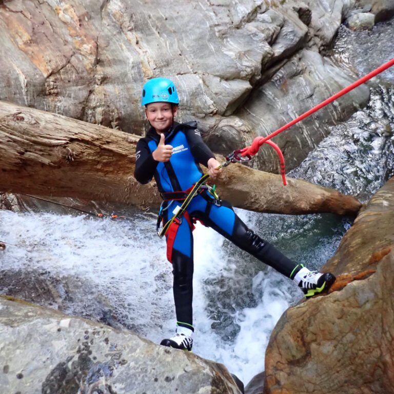 Canyoning Wöllaschlucht – Familientour (Level 1)