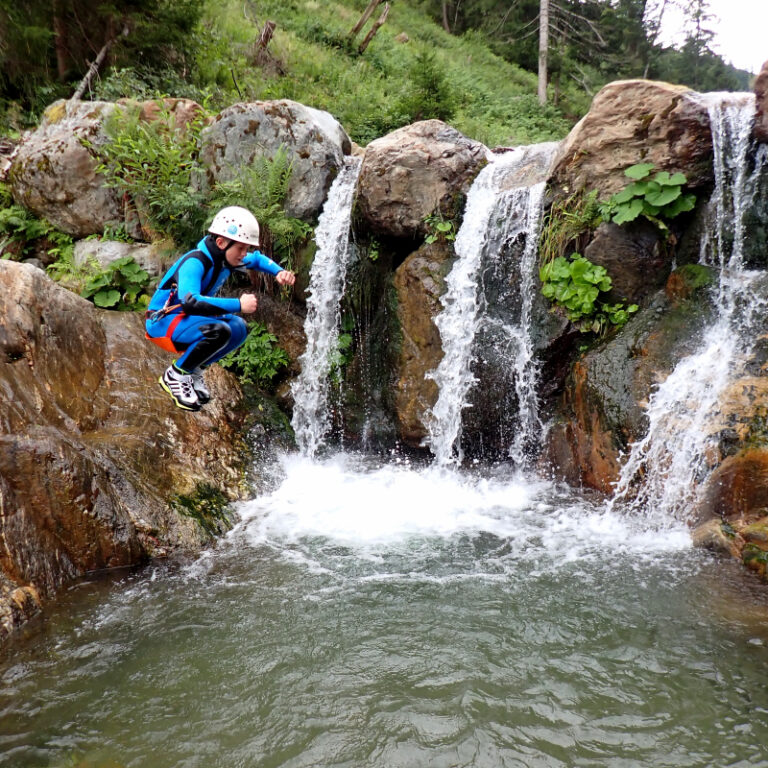 Canyoning Wöllaschlucht – Familientour (Level 1)