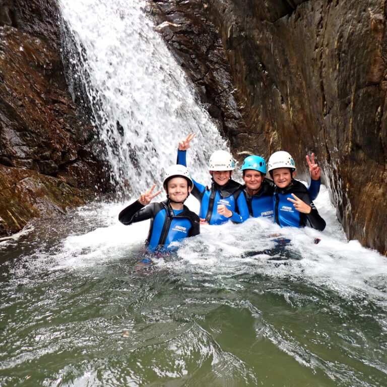 Canyoning Wöllaschlucht – Familientour (Level 1)